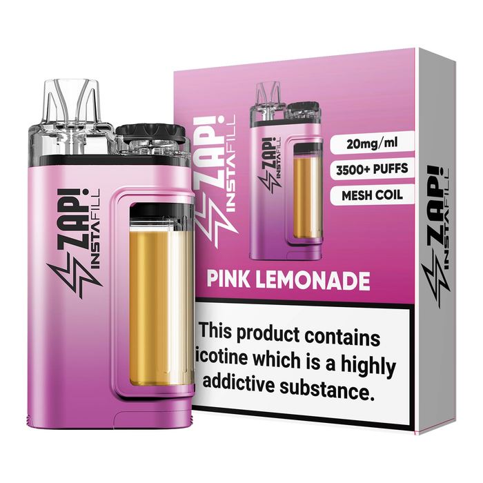 Limited Zap! Instafill  Disposable Vape Kit 3500 Puffs