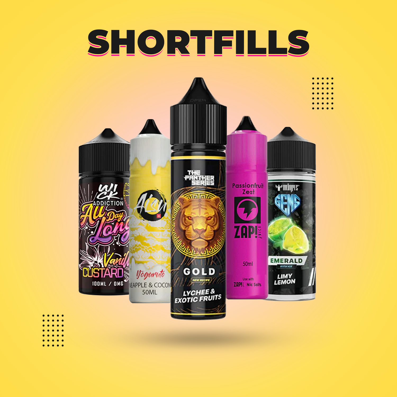 Shortfills nicotine free vape juice