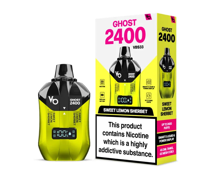 Shop Now Vapes Bars Ghost 2400 4in1 Pod Kit 2400 Puffs