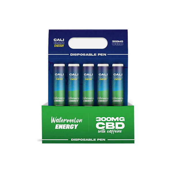 Limited CALI BAR ENERGY with Caffeine Full Spectrum  CBD Vape Disposable