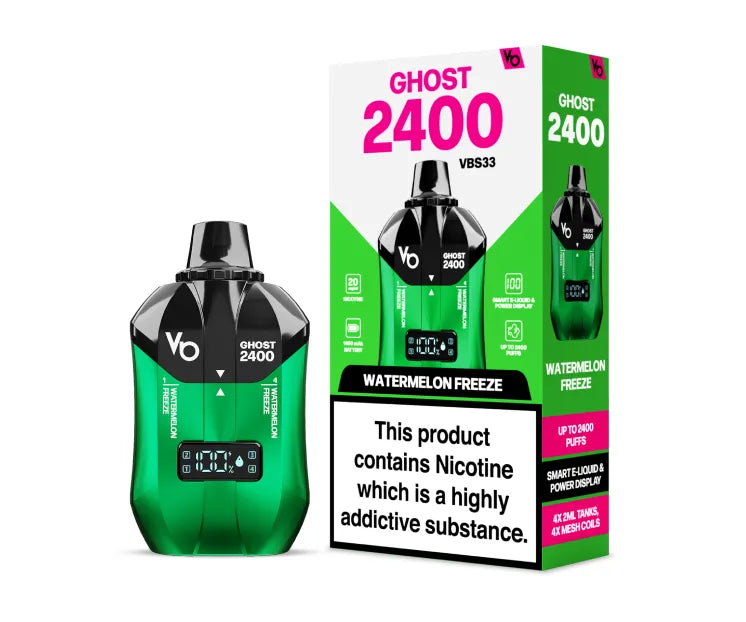 Exclusive Vapes Bars Ghost 2400 4in1 Pod Kit 2400 Puffs